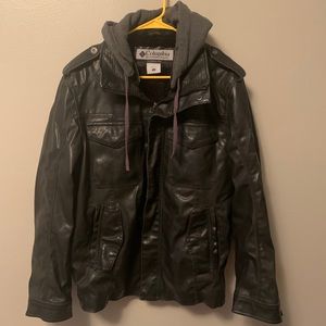 Columbia Size Large Leather Jacket